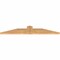 Ekena Millwork Portland Smooth Timber Gable Bracket, Western Red Cedar, 36"W x 6"H x 1 1/2"D x 3 1/2"F, 4/12 Pitch GBW036X06X0204POR00SWR - alternate 3